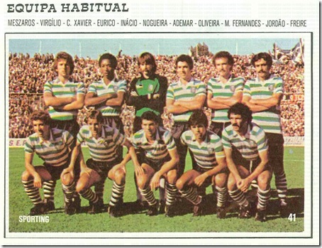 sporting equipa 1982 santa nostalgia